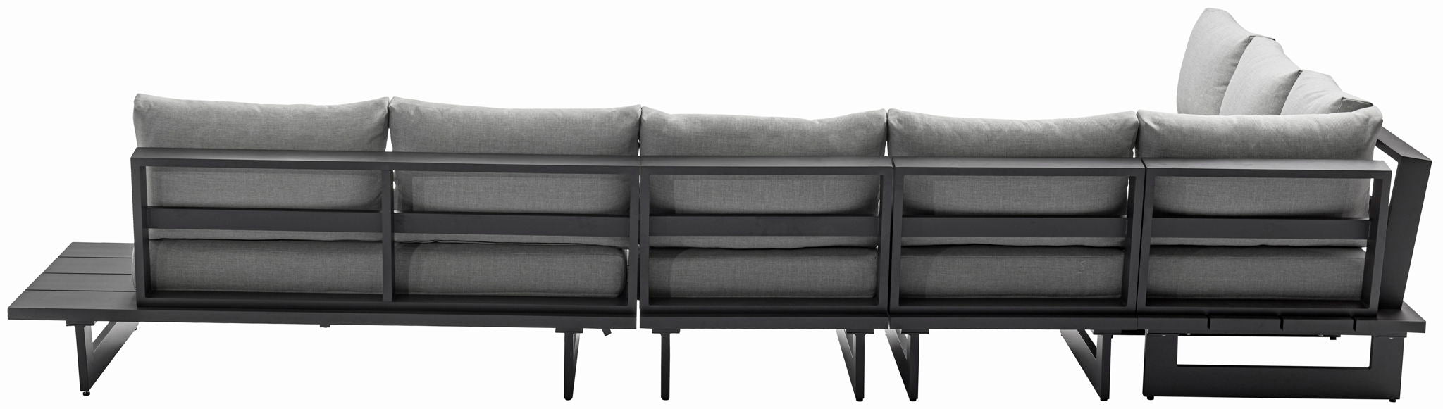 Maldives - 5 Piece Water Resistant Outdoor Patio Modular Sectional With Gray Base - Urban Living Furniture (Los Angeles, CA)