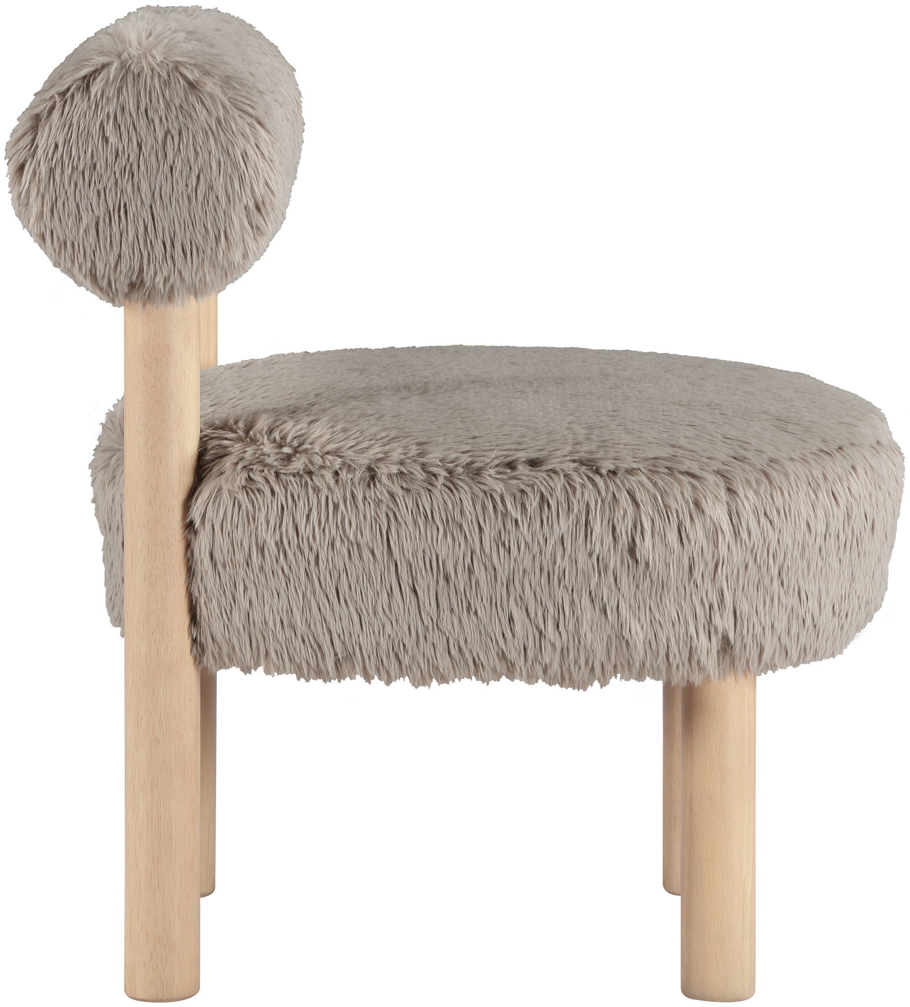 Ambre - Shearling Fabric Accent Chair - Urban Living Furniture (Los Angeles, CA)