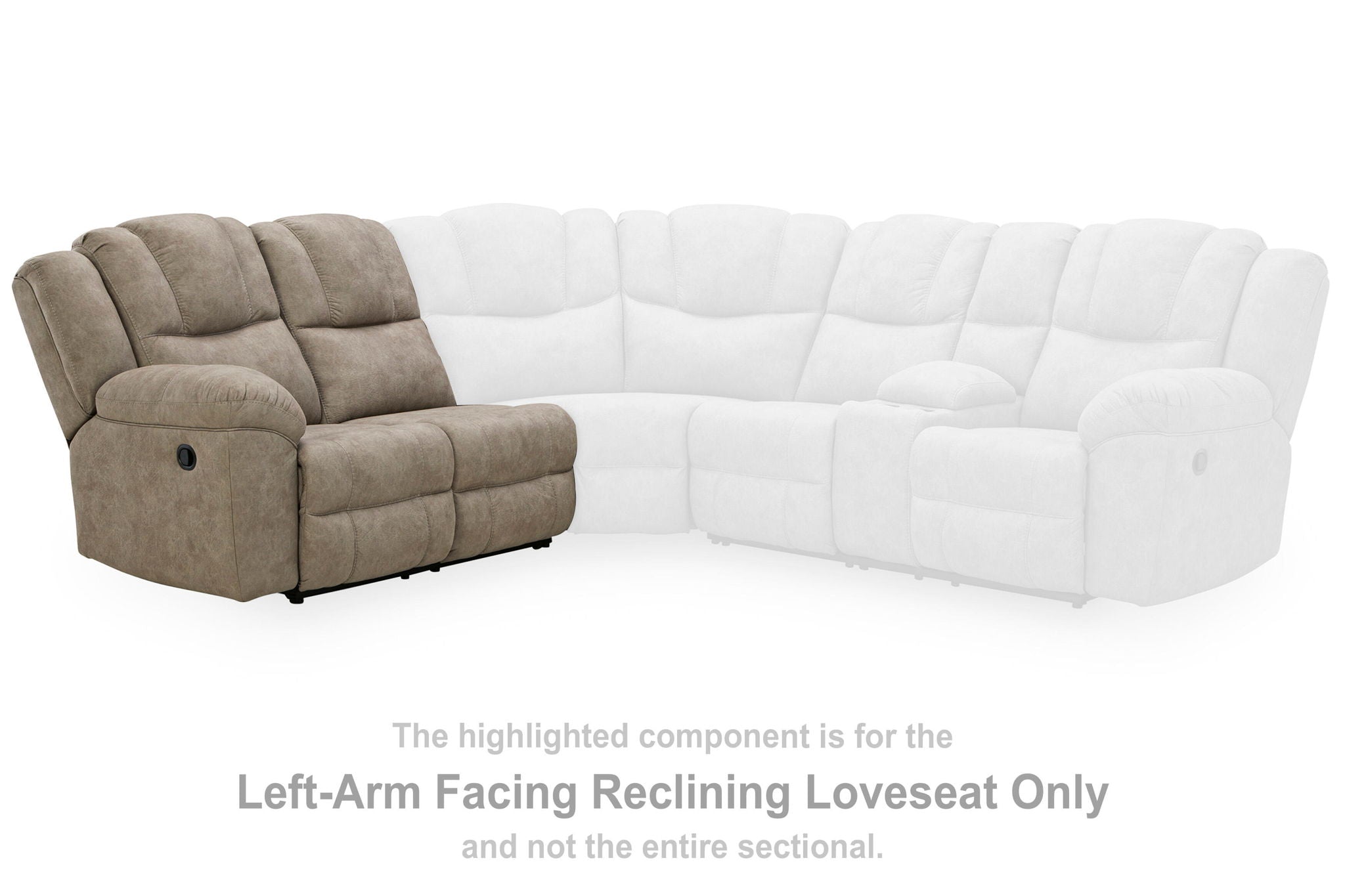 Pearce-Pike - LAF Reclining Loveseat - Birch - Urban Living Furniture (Los Angeles, CA)
