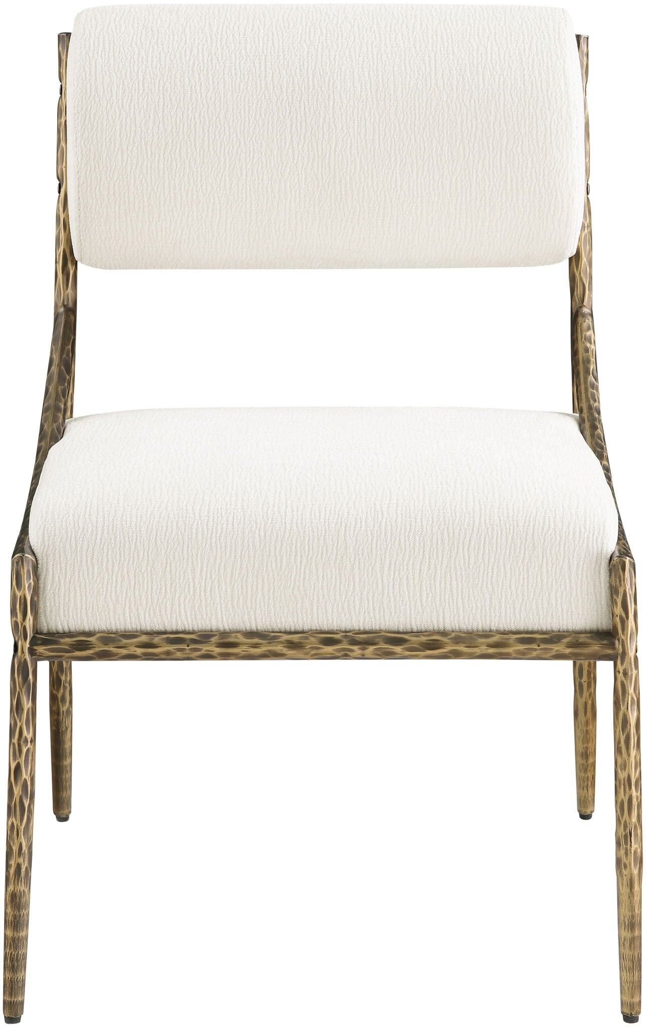 Bastille - Upholstered Dining Side Chair (Set of 2) - Brass Frame - Urban Living Furniture (Los Angeles, CA)
