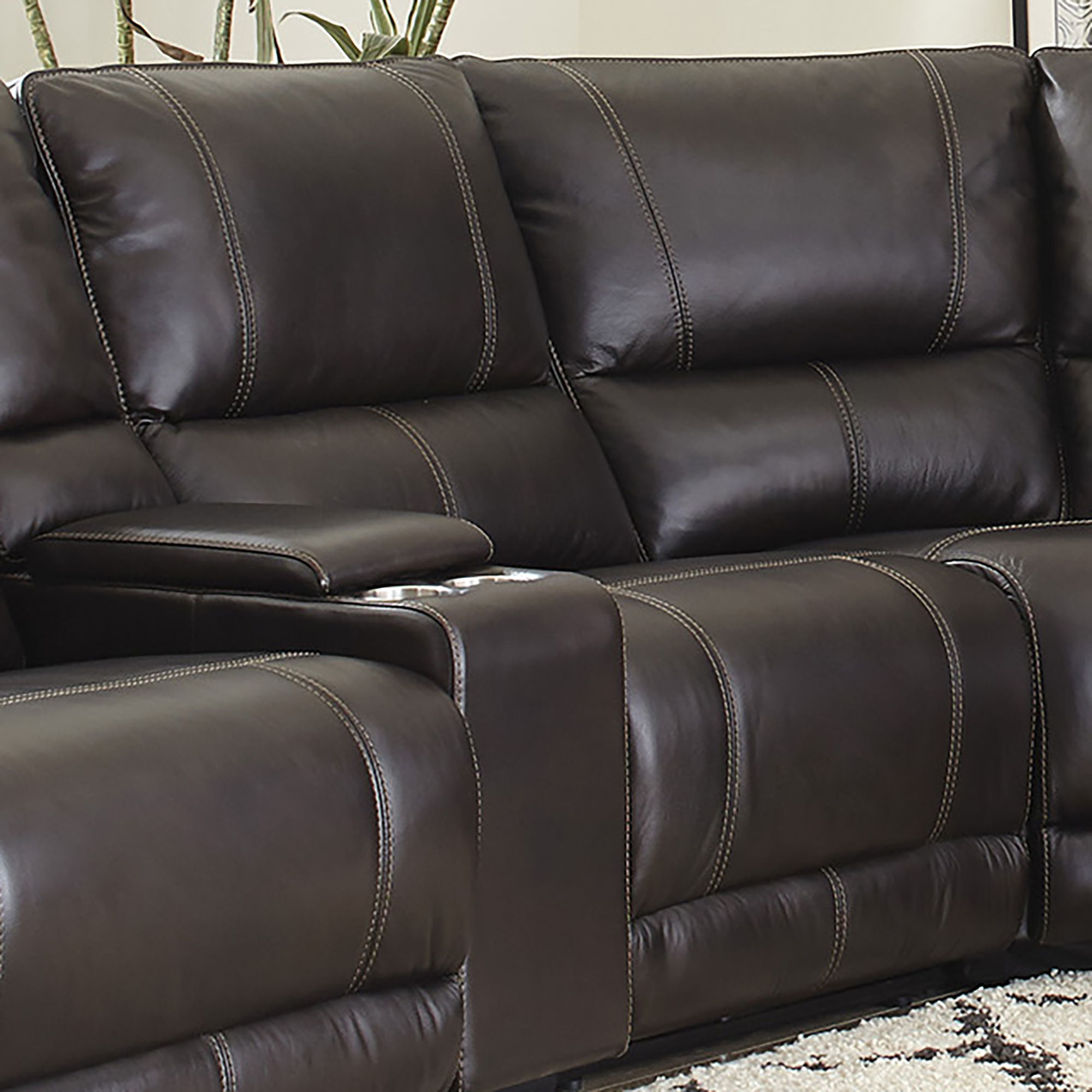 Whitman - Powered by Freemotion Cordless Armless Chair - Verona Coffee - Urban Living Furniture (Los Angeles, CA)