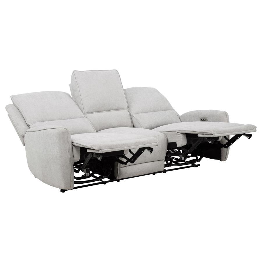Sylmar - Chenille Upholstered Power Reclining Sofa - Dove Gray - Urban Living Furniture (Los Angeles, CA)