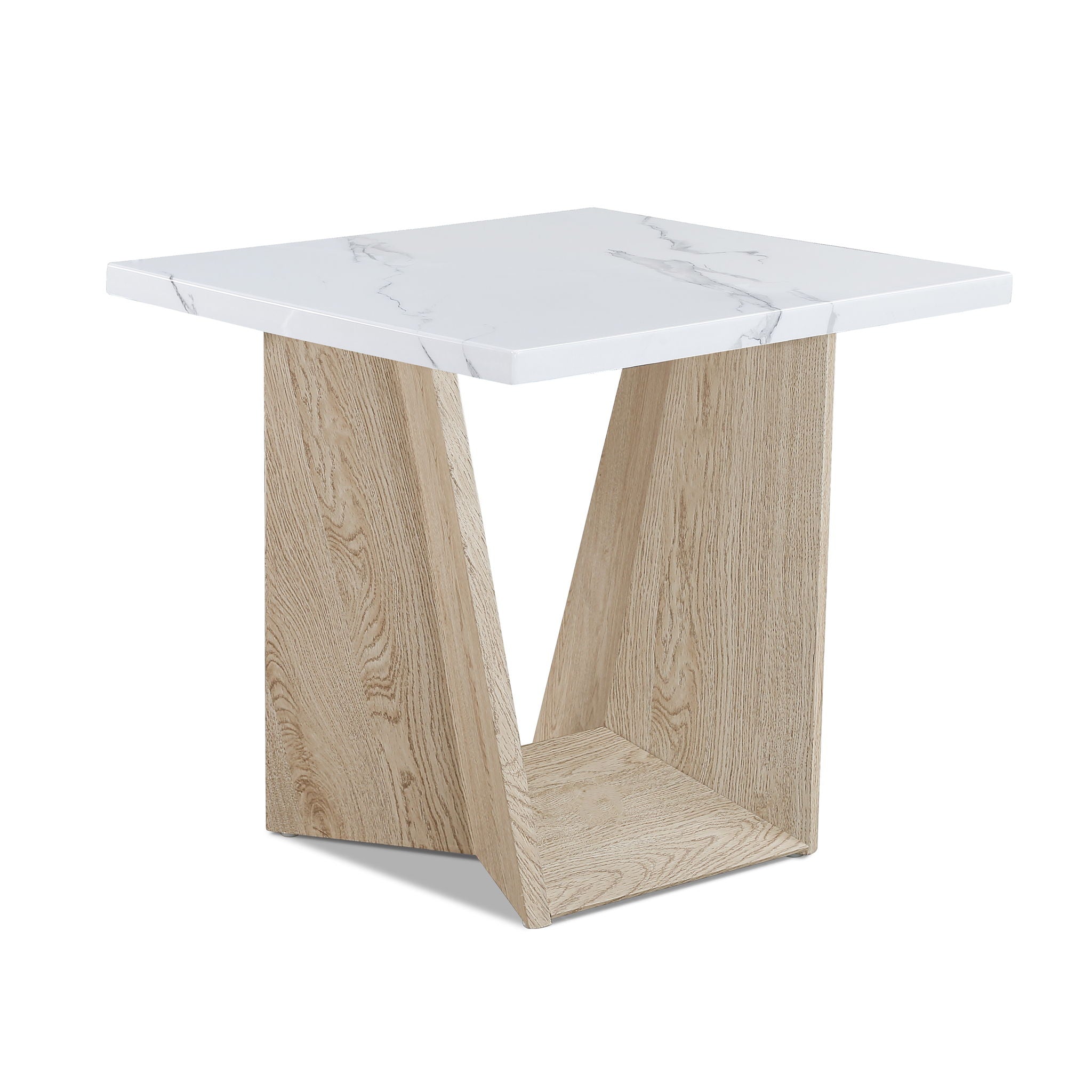 Adea - 3 Piece Cocktail Set Base - White Oak - Urban Living Furniture (Los Angeles, CA)
