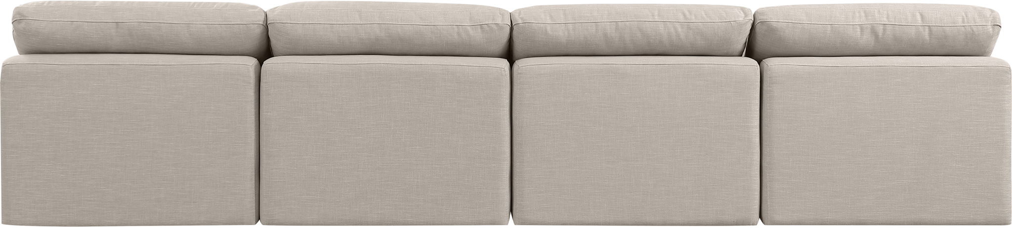 Indulge - Linen 4 Seat Modular Armless Sofa - Urban Living Furniture (Los Angeles, CA)