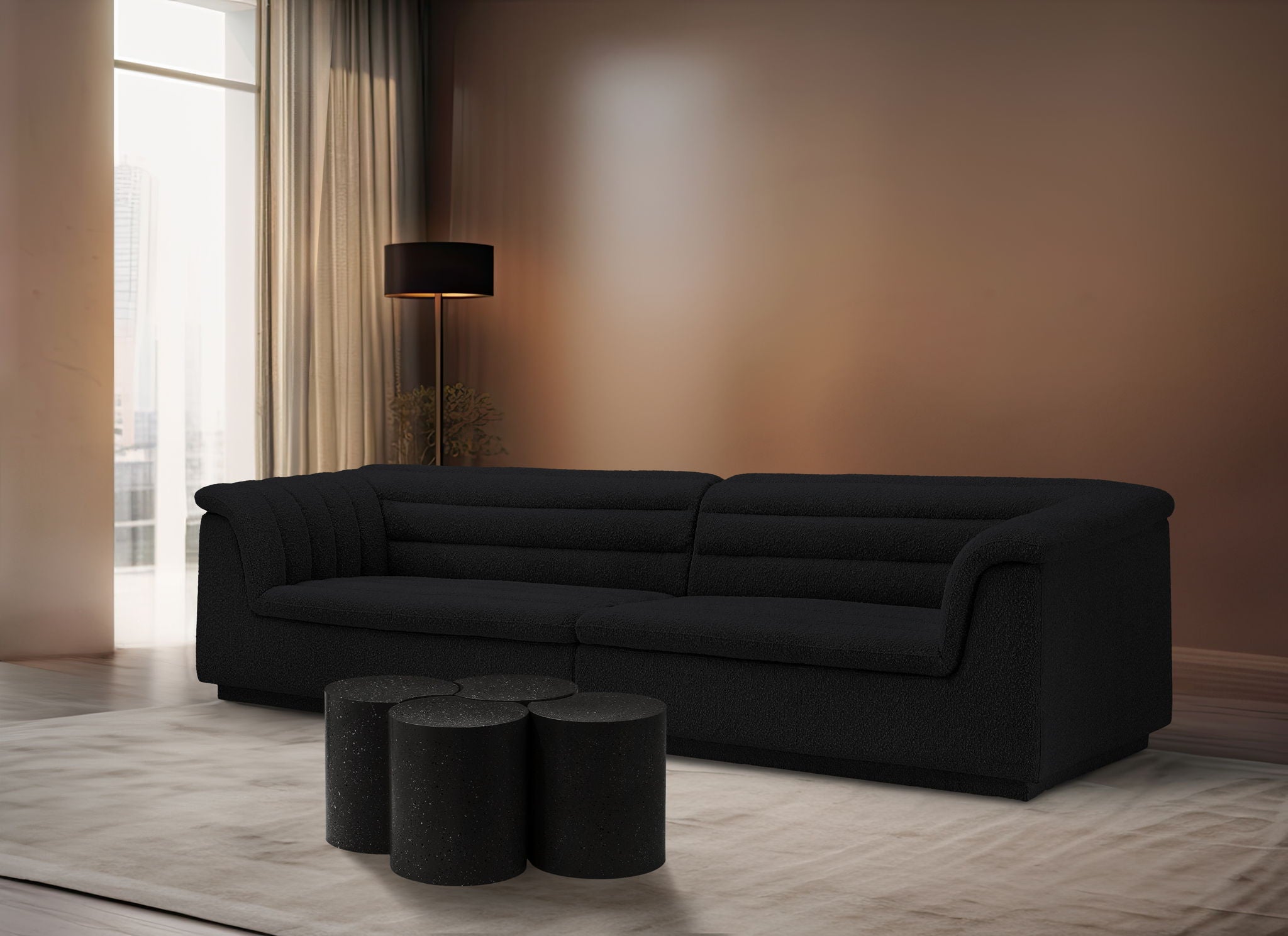 Dimple - 4 Piece Modular Coffee Table - Terazzo Finish - Urban Living Furniture (Los Angeles, CA)