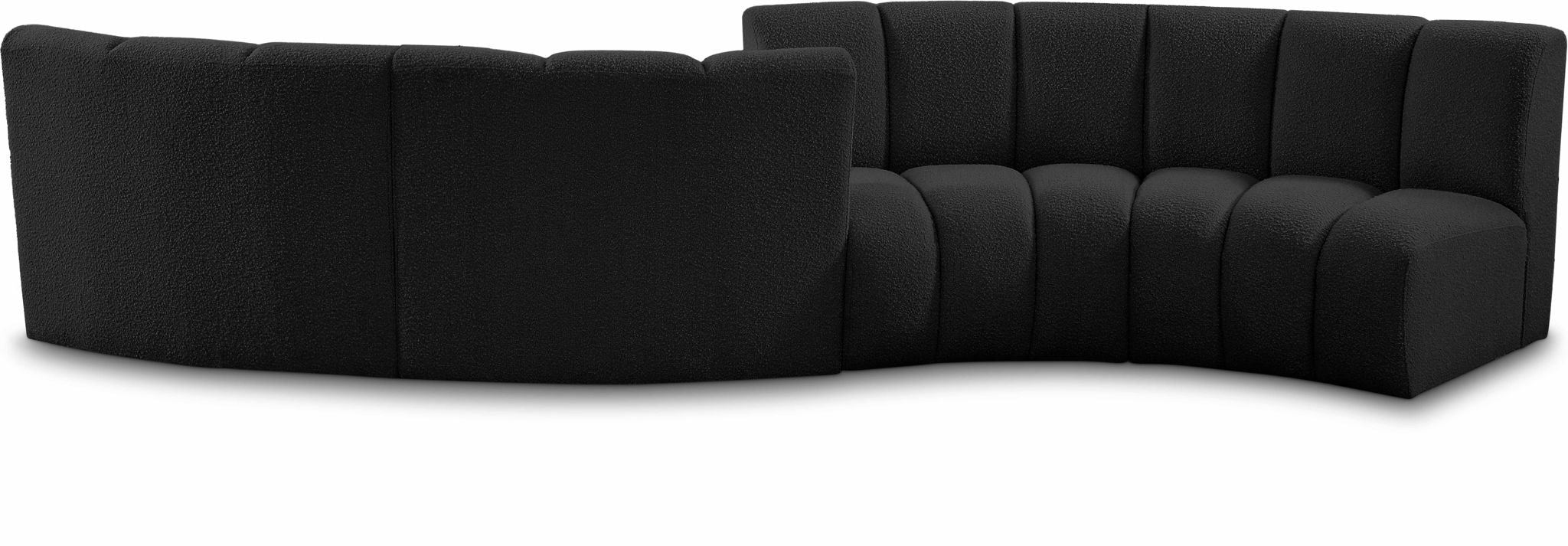 Infinity - 4 Piece Modular Sectional - Black - Fabric - Urban Living Furniture (Los Angeles, CA)