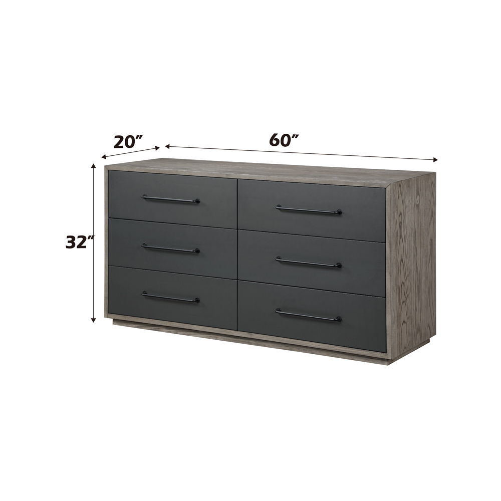 Estevon - Dresser - Gray Oak - Urban Living Furniture (Los Angeles, CA)