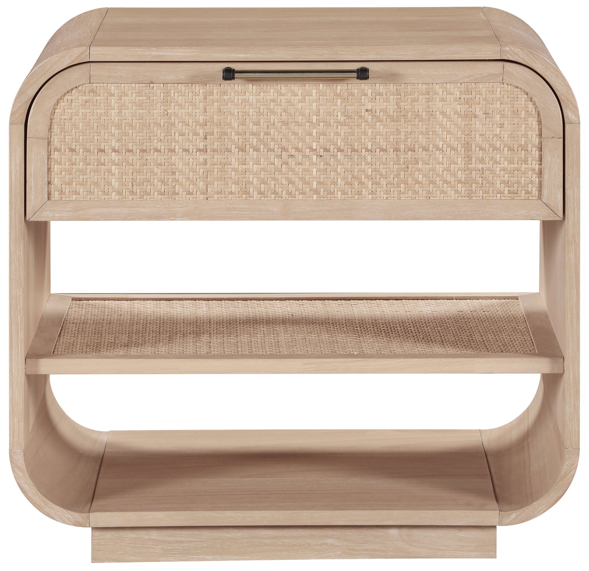 Windsor - Rubberwood Night Stand - Natural - Urban Living Furniture (Los Angeles, CA)