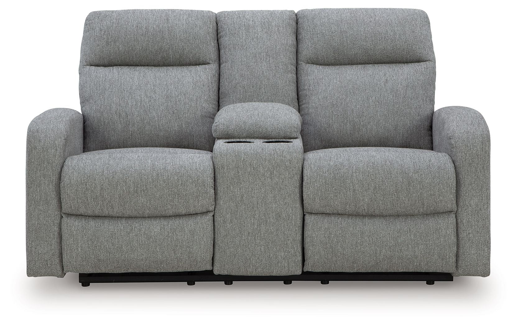 Gauntlet - Sterling - Double Recline Loveseat With Console - Urban Living Furniture (Los Angeles, CA)