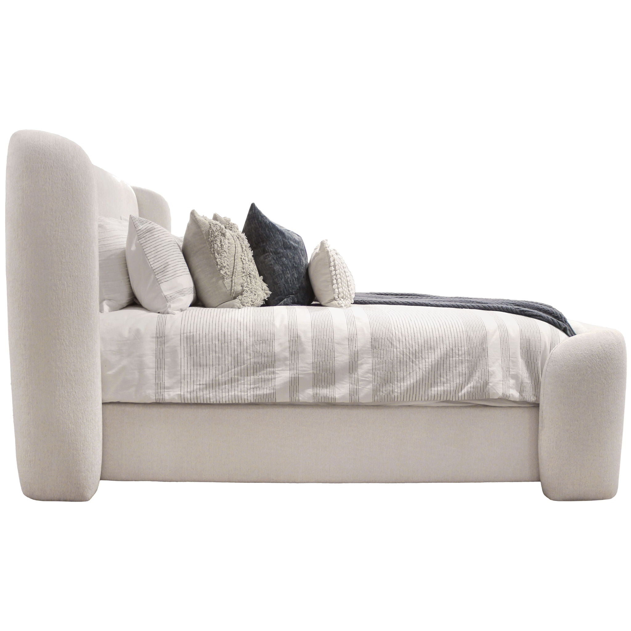 Shiloh - Wingback Upholstered Bed - Urban Living Furniture (Los Angeles, CA)
