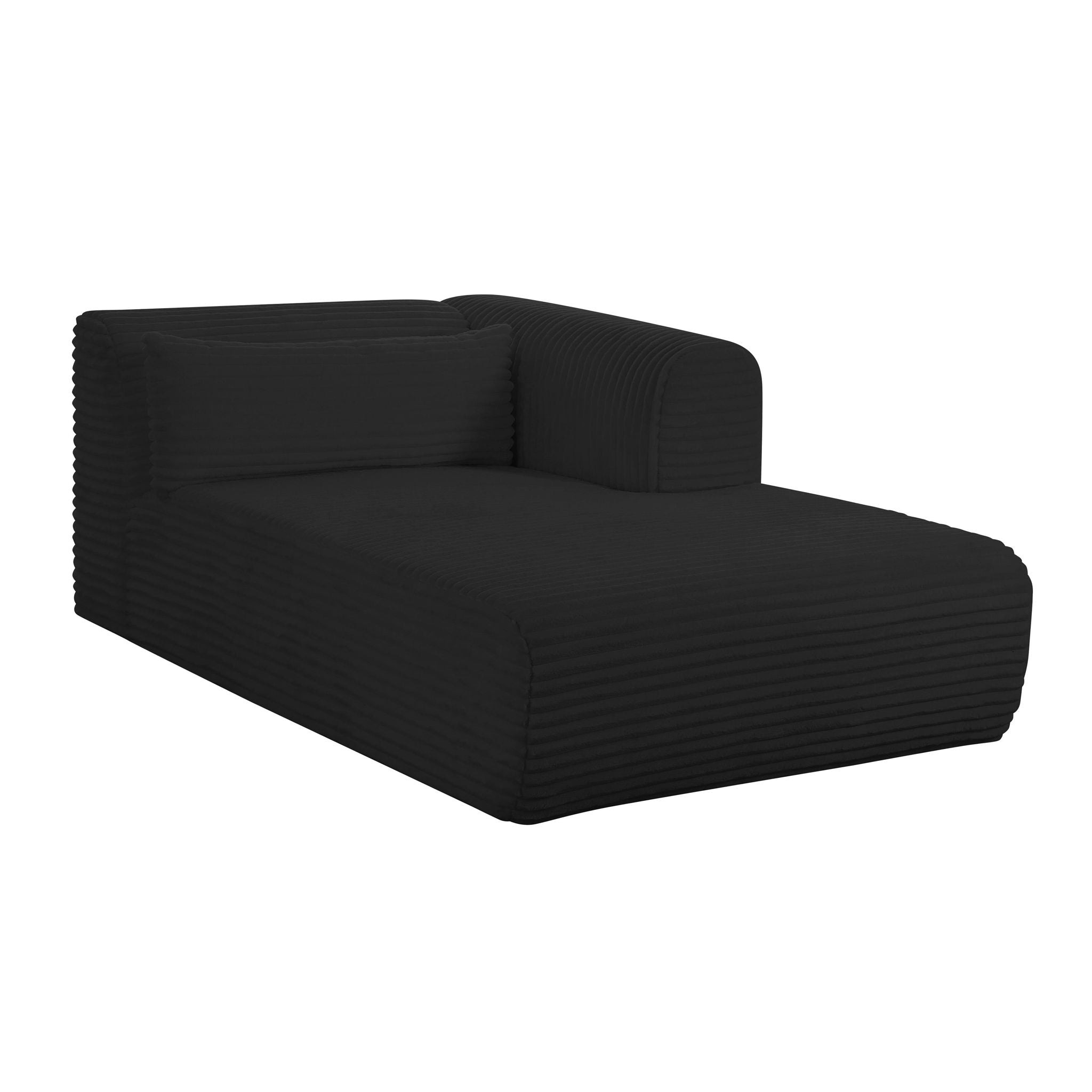 Tarra - Fluffy Oversized Corduroy Modular Chaise - Urban Living Furniture (Los Angeles, CA)