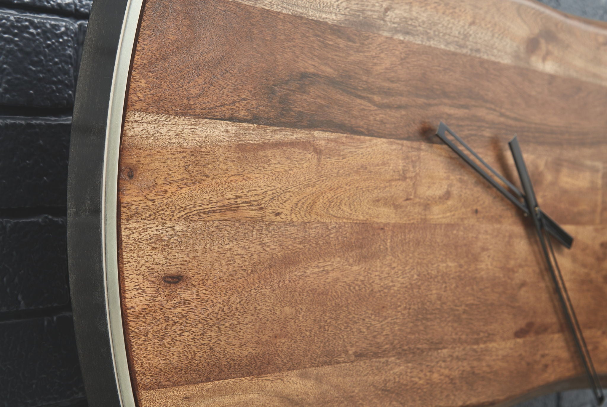 Panchali - Brown / Silver Finish - Wall Clock - Urban Living Furniture (Los Angeles, CA)