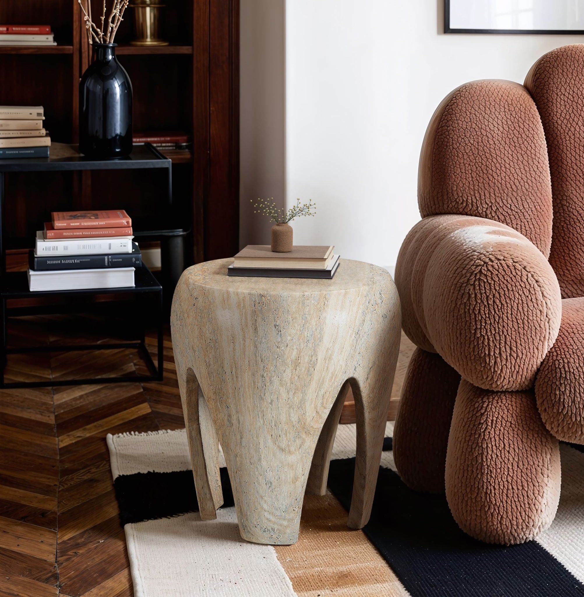 Moxie - Concrete And Fiberglass Indoor / Outdoor End Table - Urban Living Furniture (Los Angeles, CA)