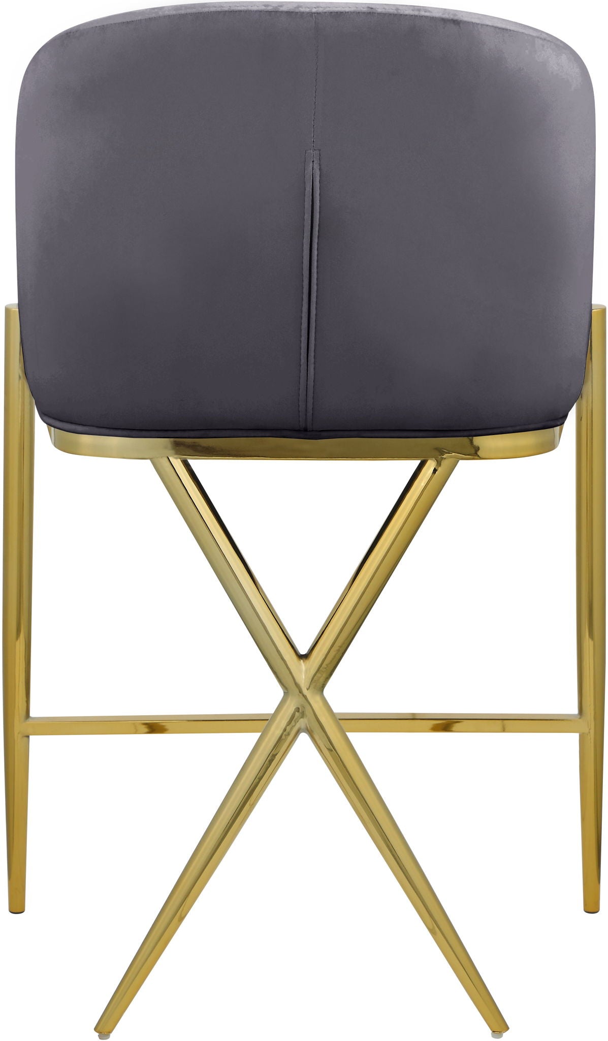 Xavier - Counter Stool with Gold Legs - Urban Living Furniture (Los Angeles, CA)