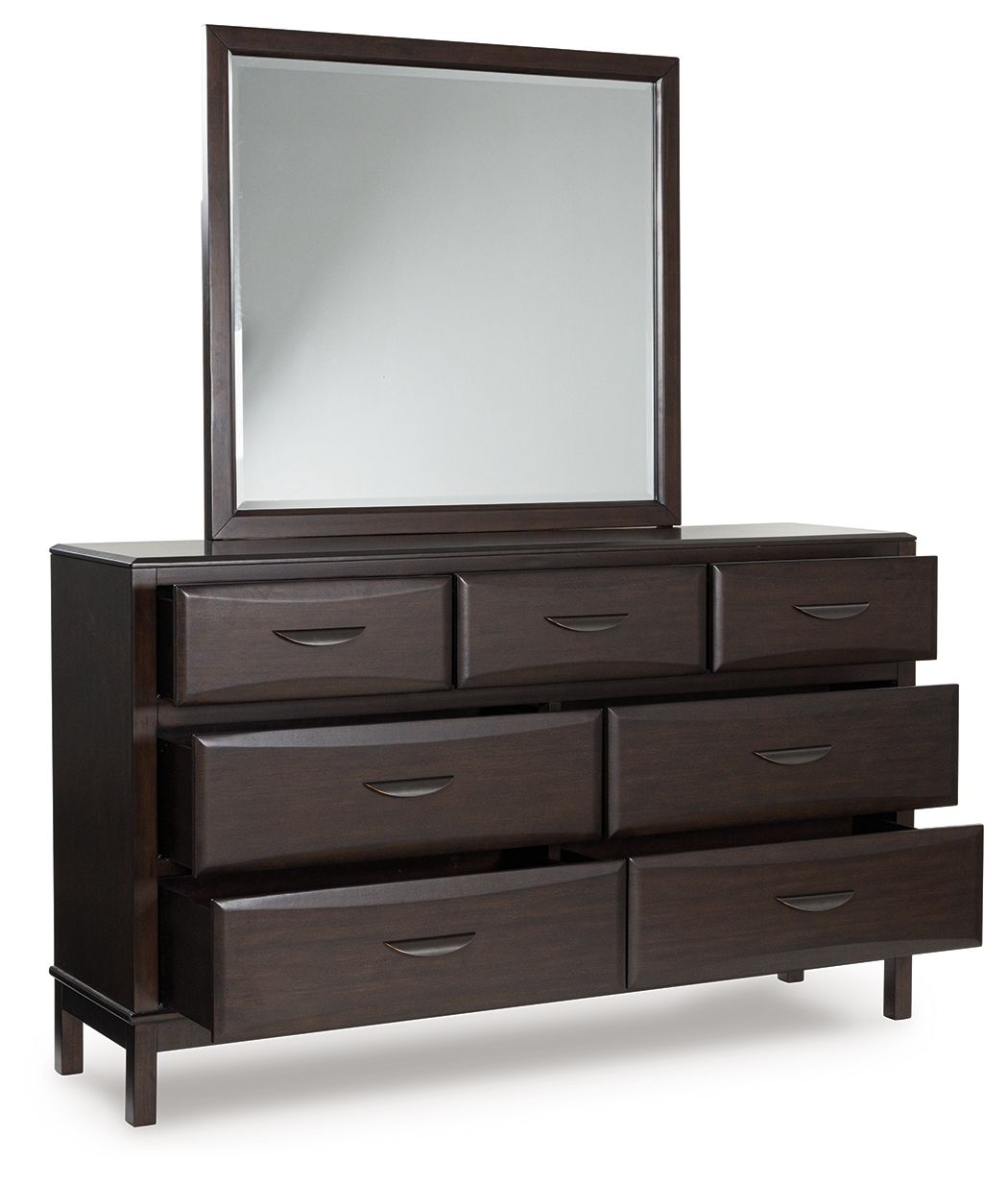 Vanmore - Dark Brown - Dresser And Mirror - Urban Living Furniture (Los Angeles, CA)