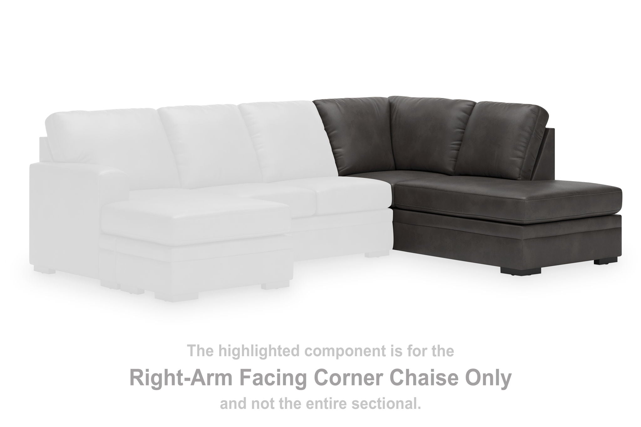 Lofton-Pike - Shadow - RAF Corner Chaise - Urban Living Furniture (Los Angeles, CA)