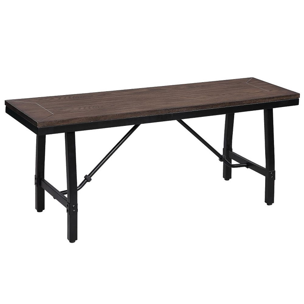 Mariatu - Bench - Oak & Black - Urban Living Furniture (Los Angeles, CA)