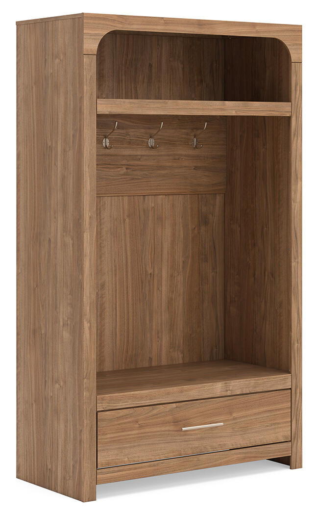 Dovander - Hall Tree With Storage Bench - Brown - Urban Living Furniture (Los Angeles, CA)