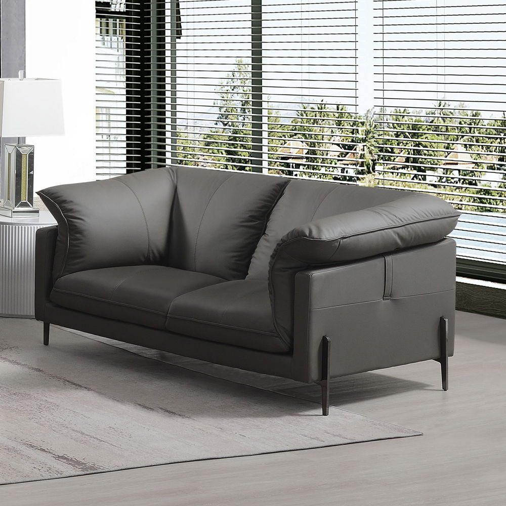 Tadi - Loveseat - Black Top Grain Leather - Urban Living Furniture (Los Angeles, CA)