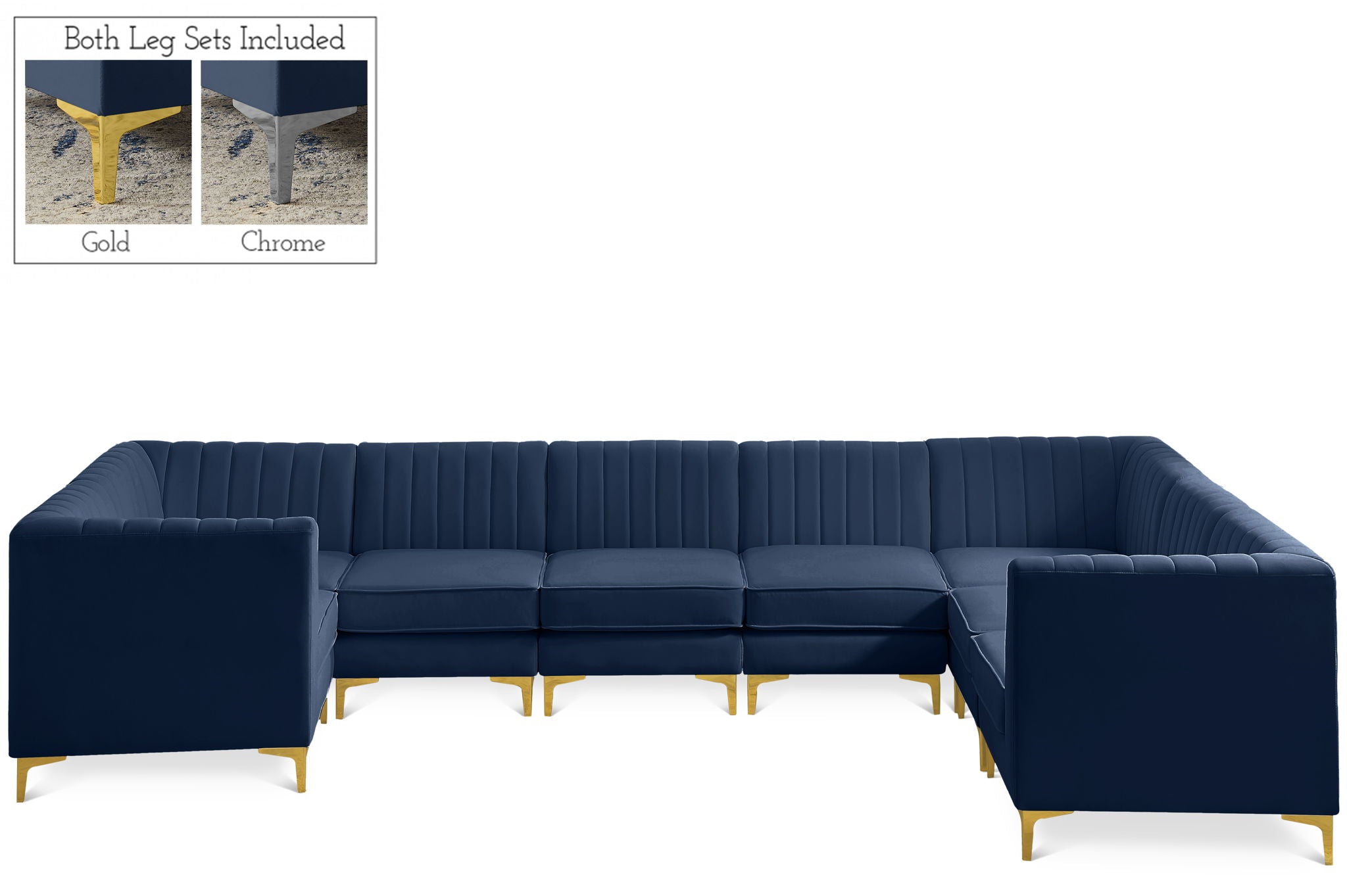 Alina - 8 Piece Modular U-Shaped Sectional - Urban Living Furniture (Los Angeles, CA)