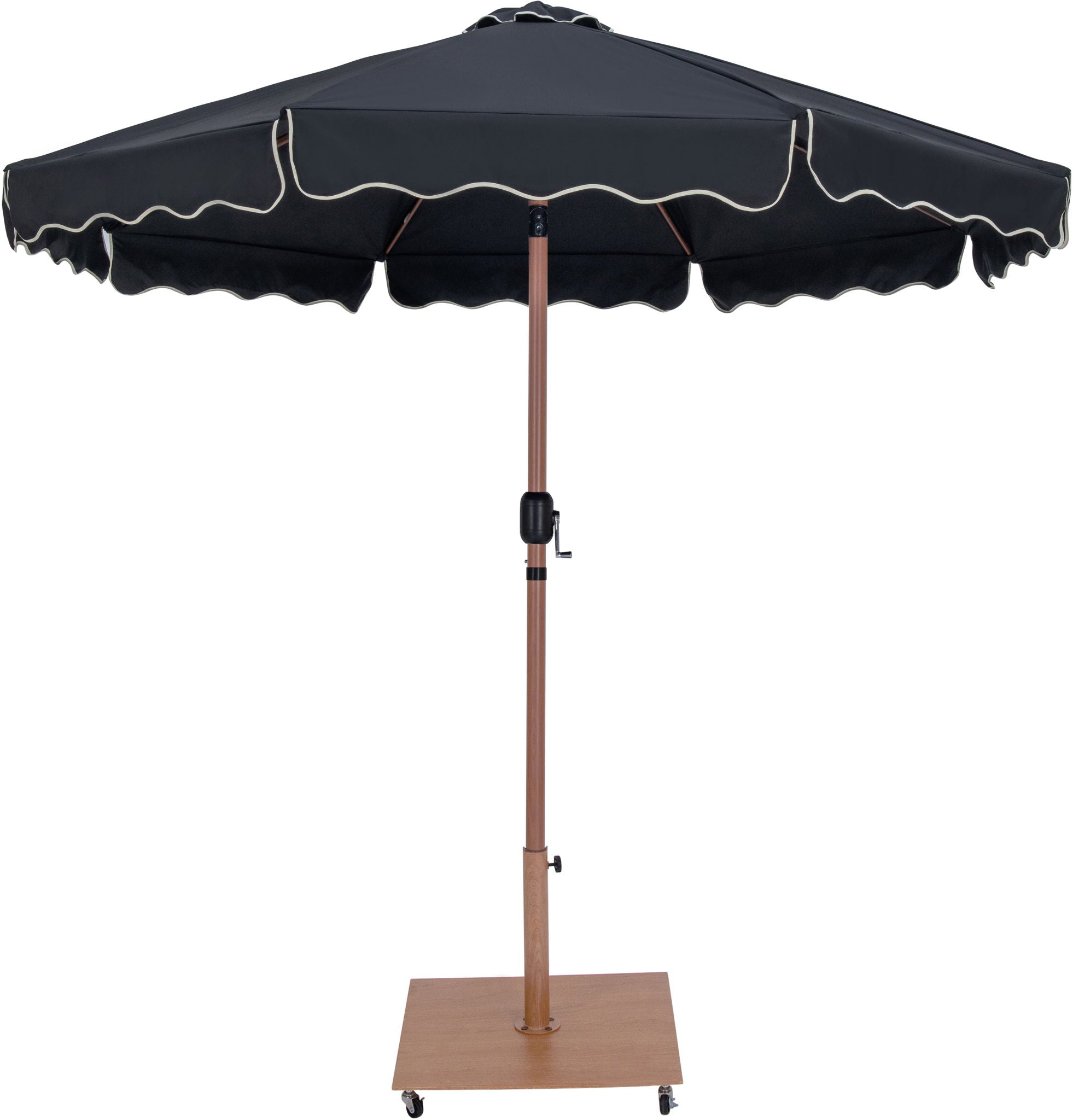 Amalfi - Aluminum Patio Umbrella - Light Brown Base / Light Brown Pole - Urban Living Furniture (Los Angeles, CA)