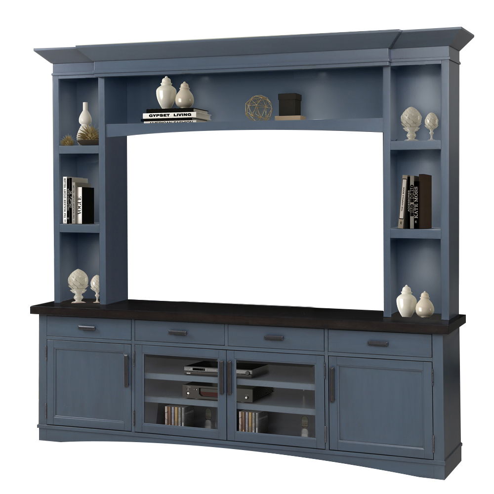 Americana Modern - TV Console with Hutch and LED Lights - Urban Living Furniture (Los Angeles, CA)