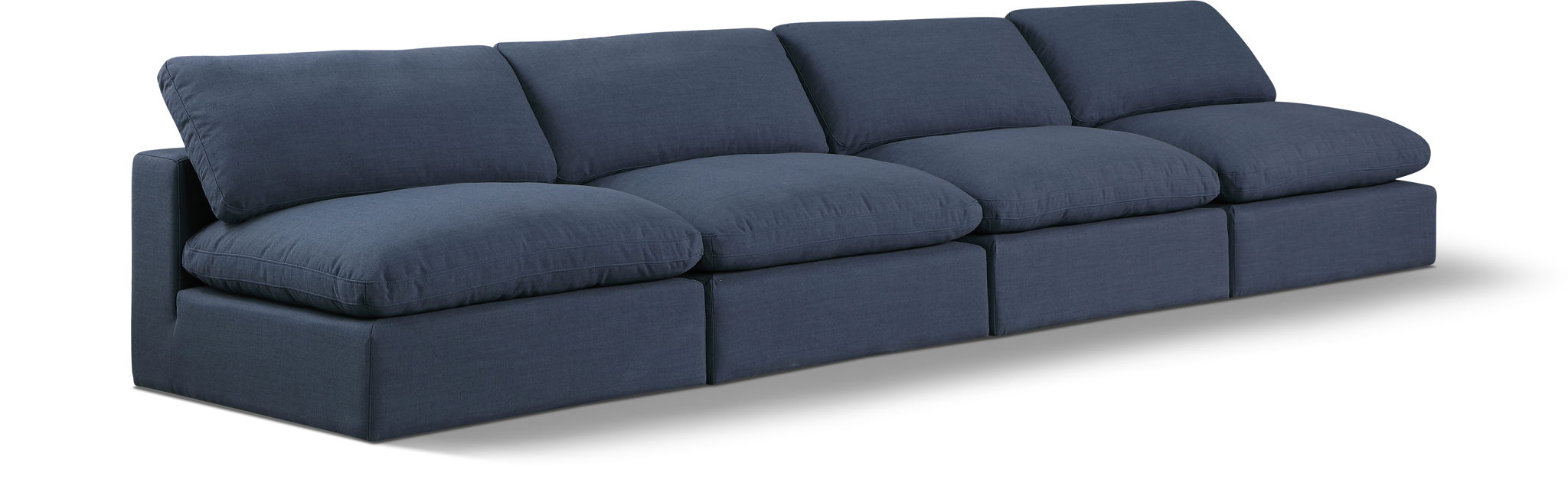 Comfy - Linen Modular Armless Sofa 4 Seats - Urban Living Furniture (Los Angeles, CA)