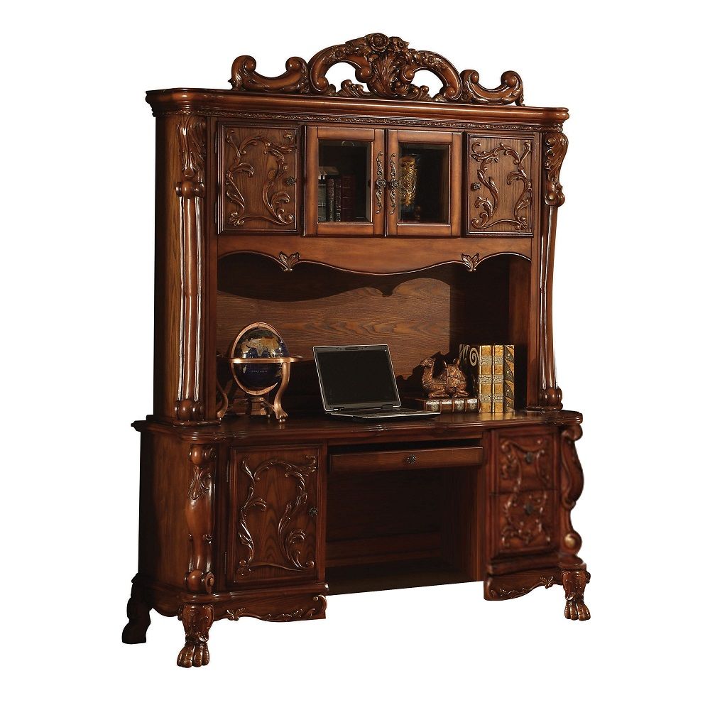 Dresden - Executive Computer Desk With Hutch - Cherry Oak - Urban Living Furniture (Los Angeles, CA)