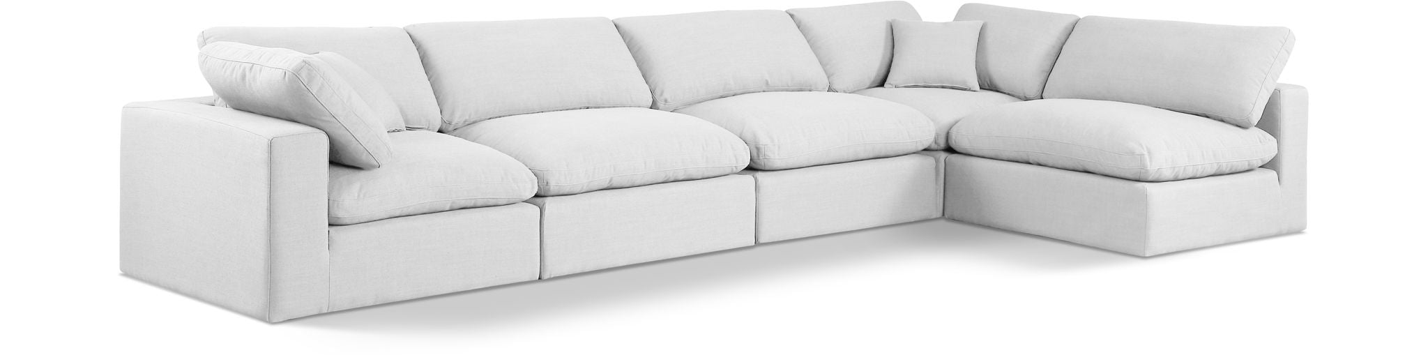 Comfy - 5 Piece Linen Modular Sectional - Urban Living Furniture (Los Angeles, CA)