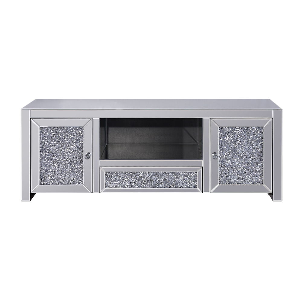 Noralie - TV Stand - Mirrored & Faux Diamonds - Urban Living Furniture (Los Angeles, CA)