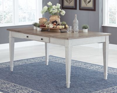 Skempton - RECT DRM Table w/Storage - White - Urban Living Furniture (Los Angeles, CA)
