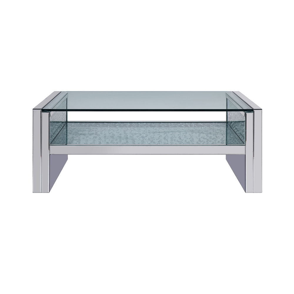 Nysa - 47" Coffee Table - Mirrored & Faux Crystals - Urban Living Furniture (Los Angeles, CA)