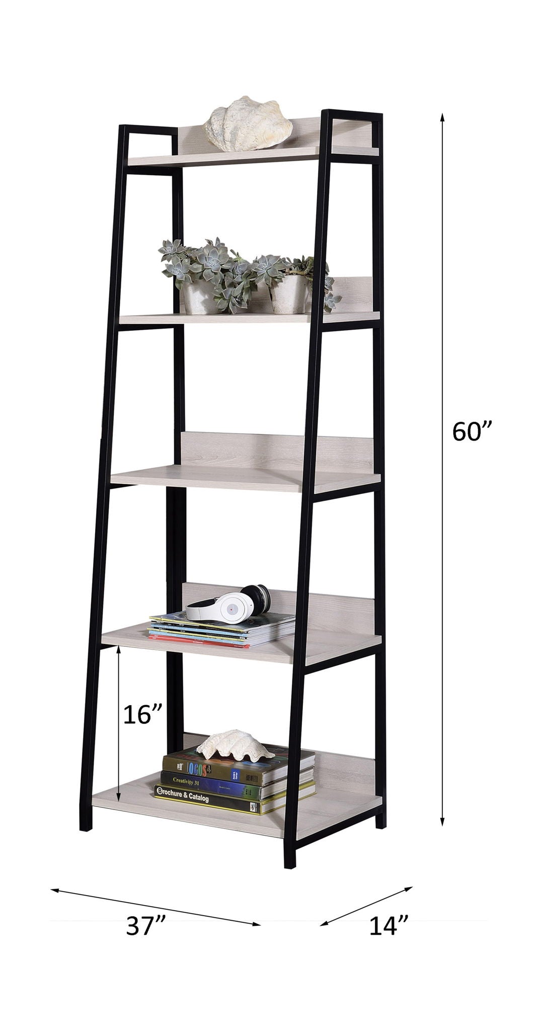 Wendral - 23"L Bookshelf - Natural & Black - Urban Living Furniture (Los Angeles, CA)