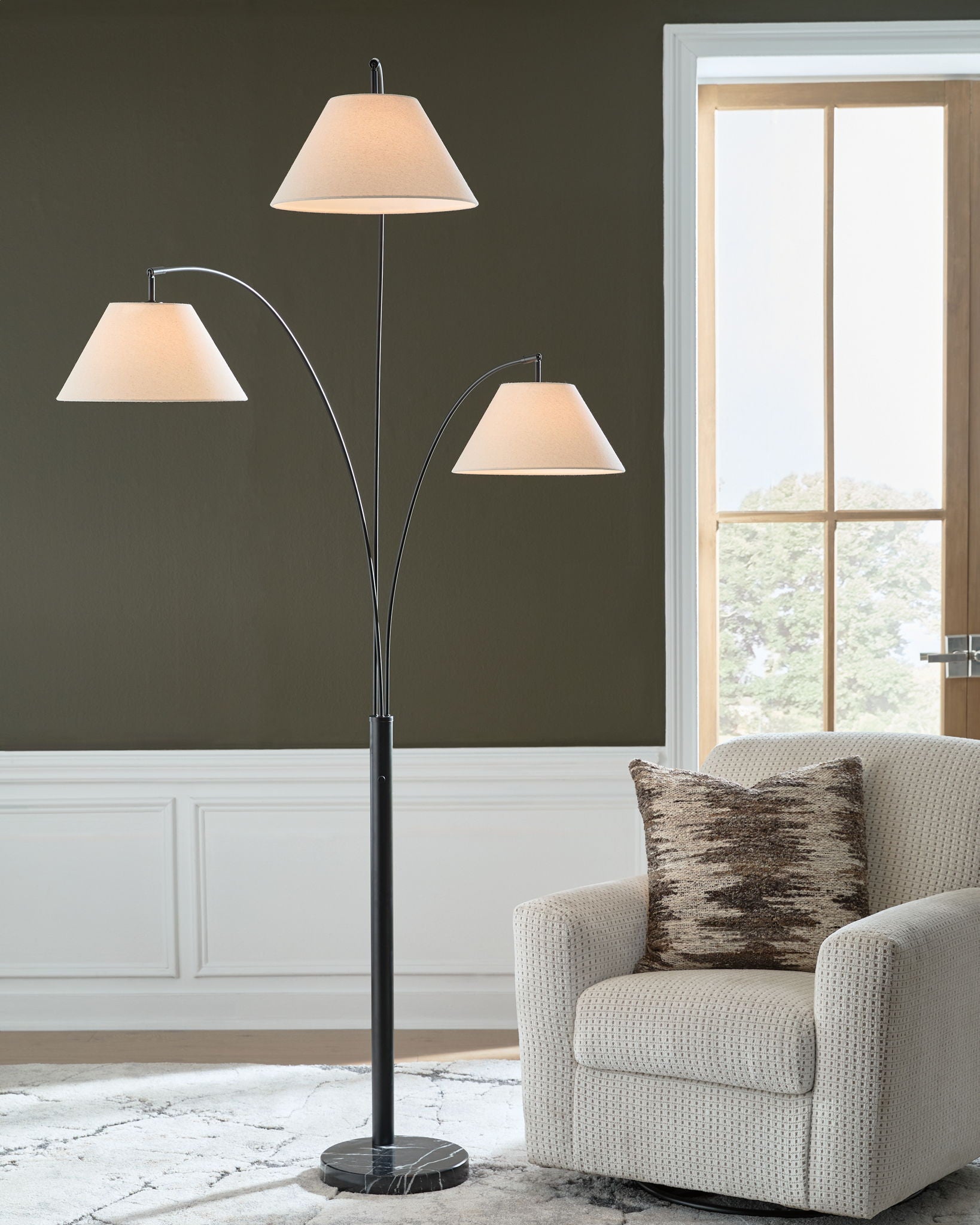 Gibbswellner - Metal Arc Lamp - Black - Urban Living Furniture (Los Angeles, CA)