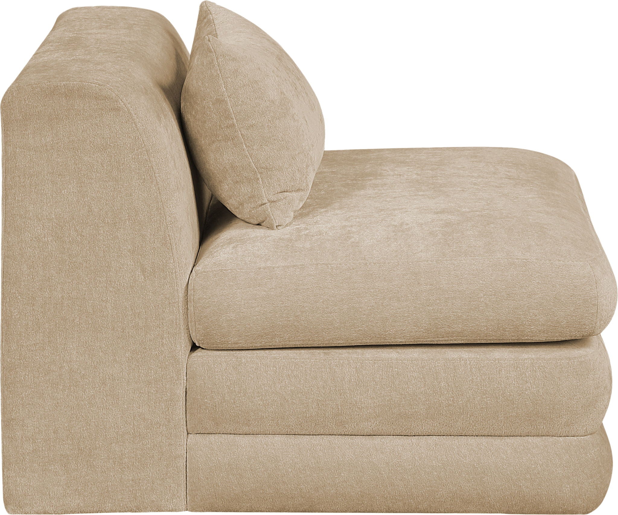 Stellar - Chenille Fabric Upholstered Modular Armless Chair - Urban Living Furniture (Los Angeles, CA)