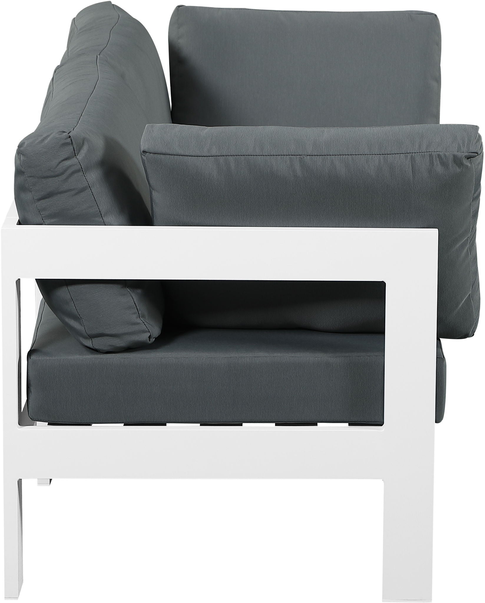 Nizuc - Outdoor Patio 2 Seat Modular Sofa With White Frame - Urban Living Furniture (Los Angeles, CA)