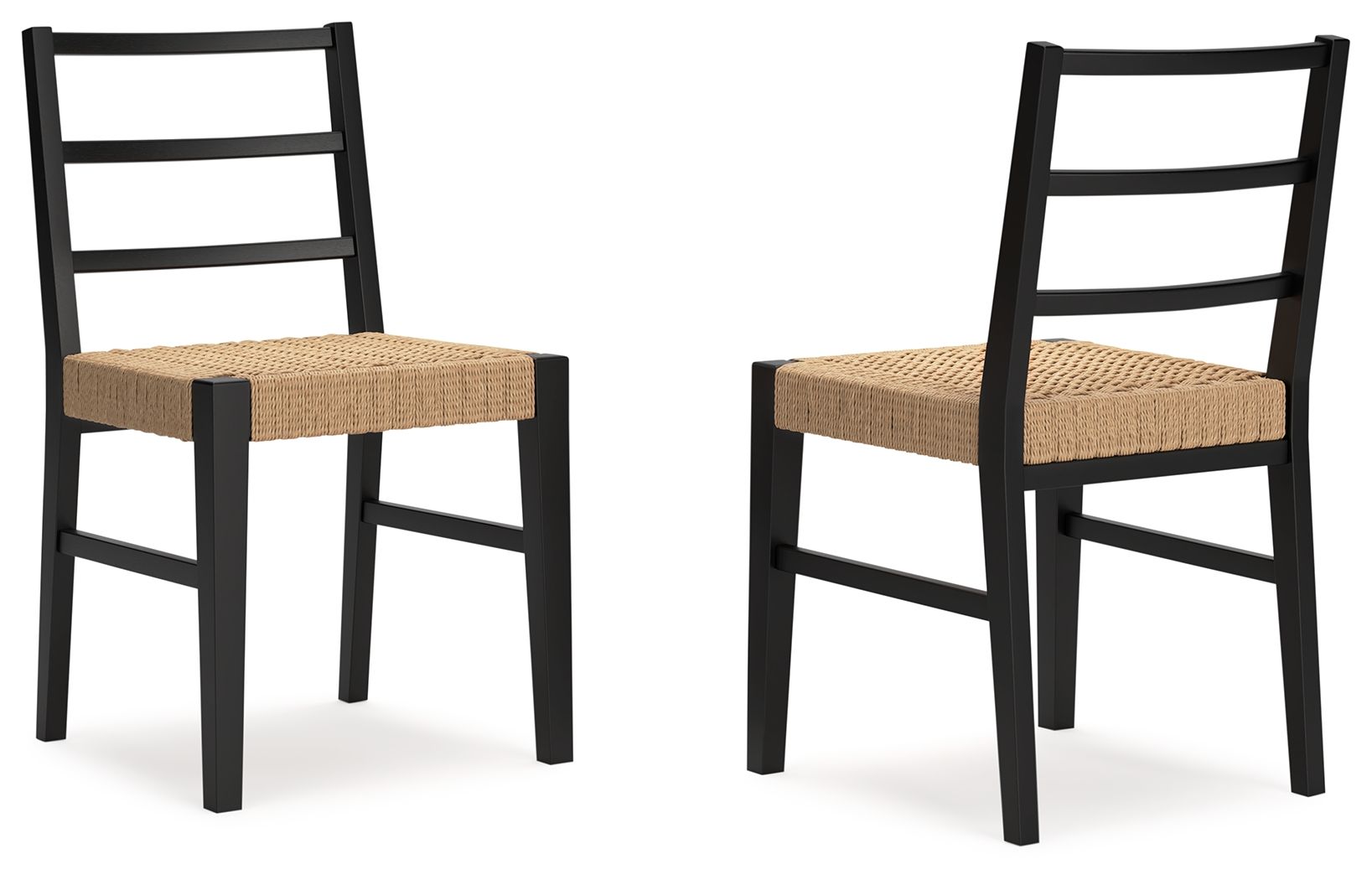 Isanti - Light Brown / Black - Dining Room Side Chair (Set of 2) - Urban Living Furniture (Los Angeles, CA)