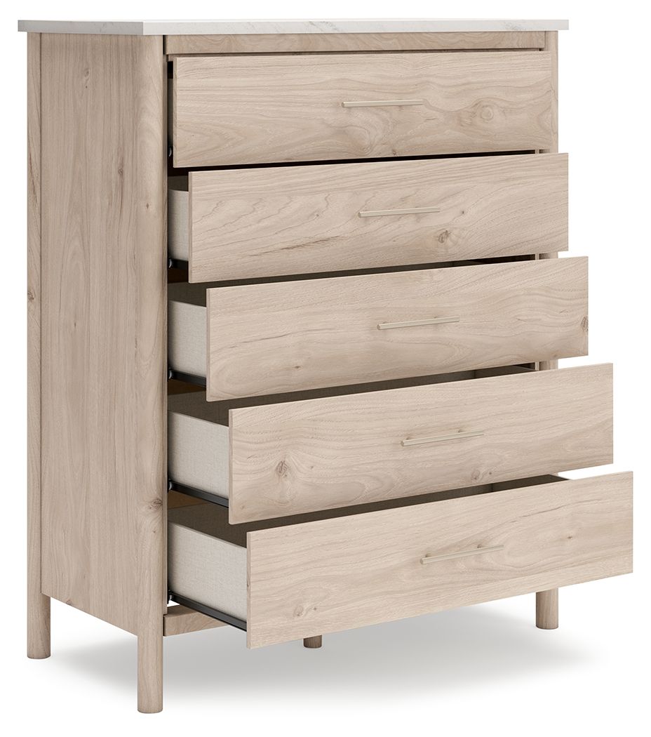 Cadmori - Five Drawer Wide Chest - Two-Tone - Urban Living Furniture (Los Angeles, CA)