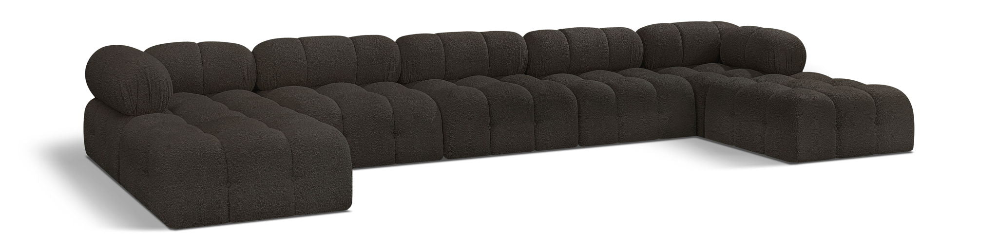 Ames - 7 Piece Fabric Modular U-Shaped Sectional - Urban Living Furniture (Los Angeles, CA)