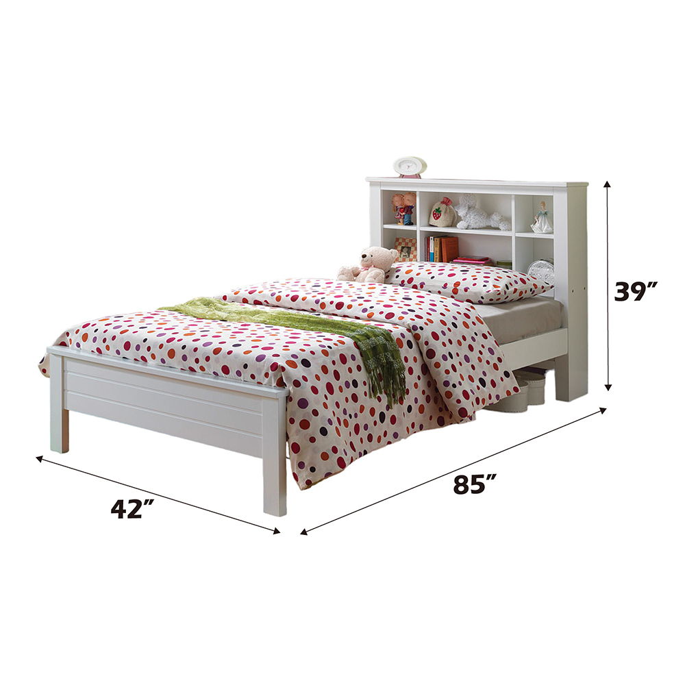 Yara - Twin Bed - White - Urban Living Furniture (Los Angeles, CA)
