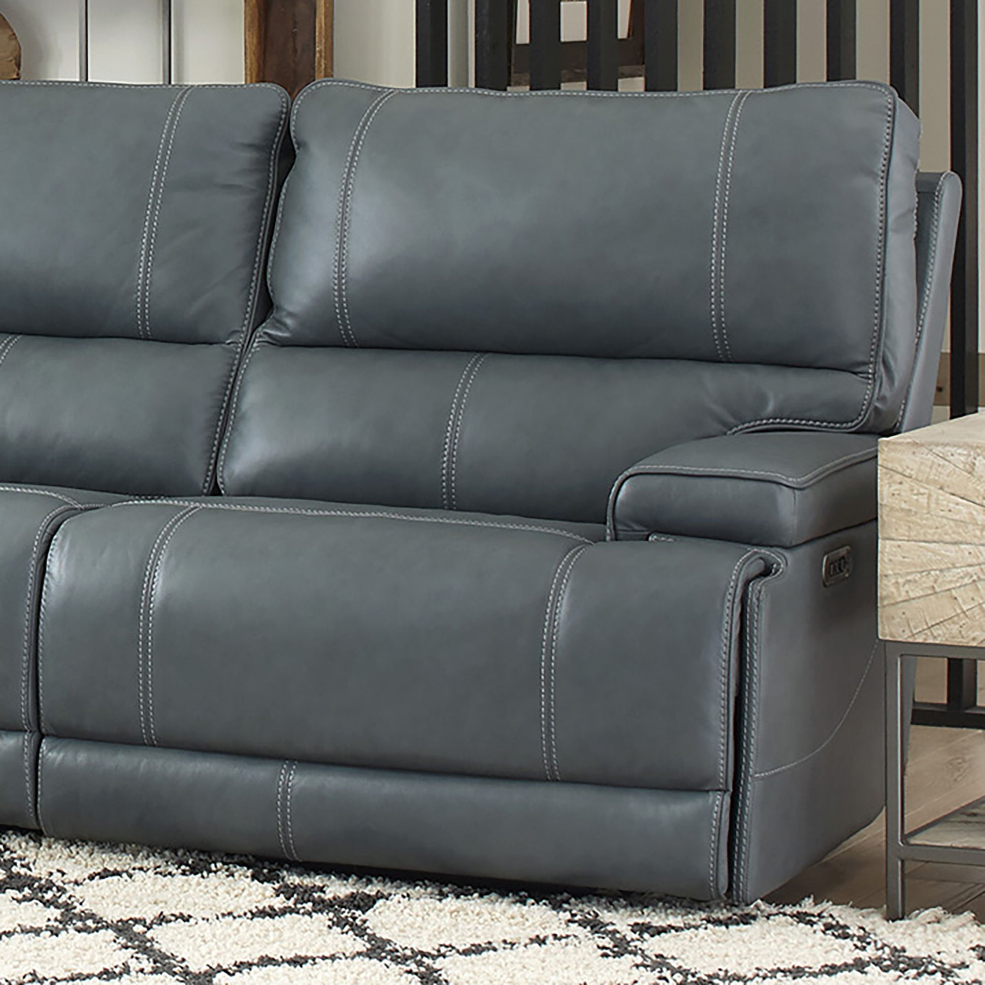 Whitman - Powered by Freemotion Power Cordless Right Arm Facing Recliner - Verona Azure - Urban Living Furniture (Los Angeles, CA)