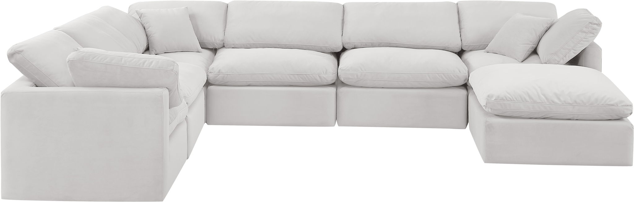 Indulge - Velvet 7 Piece Modular Sectional - Urban Living Furniture (Los Angeles, CA)
