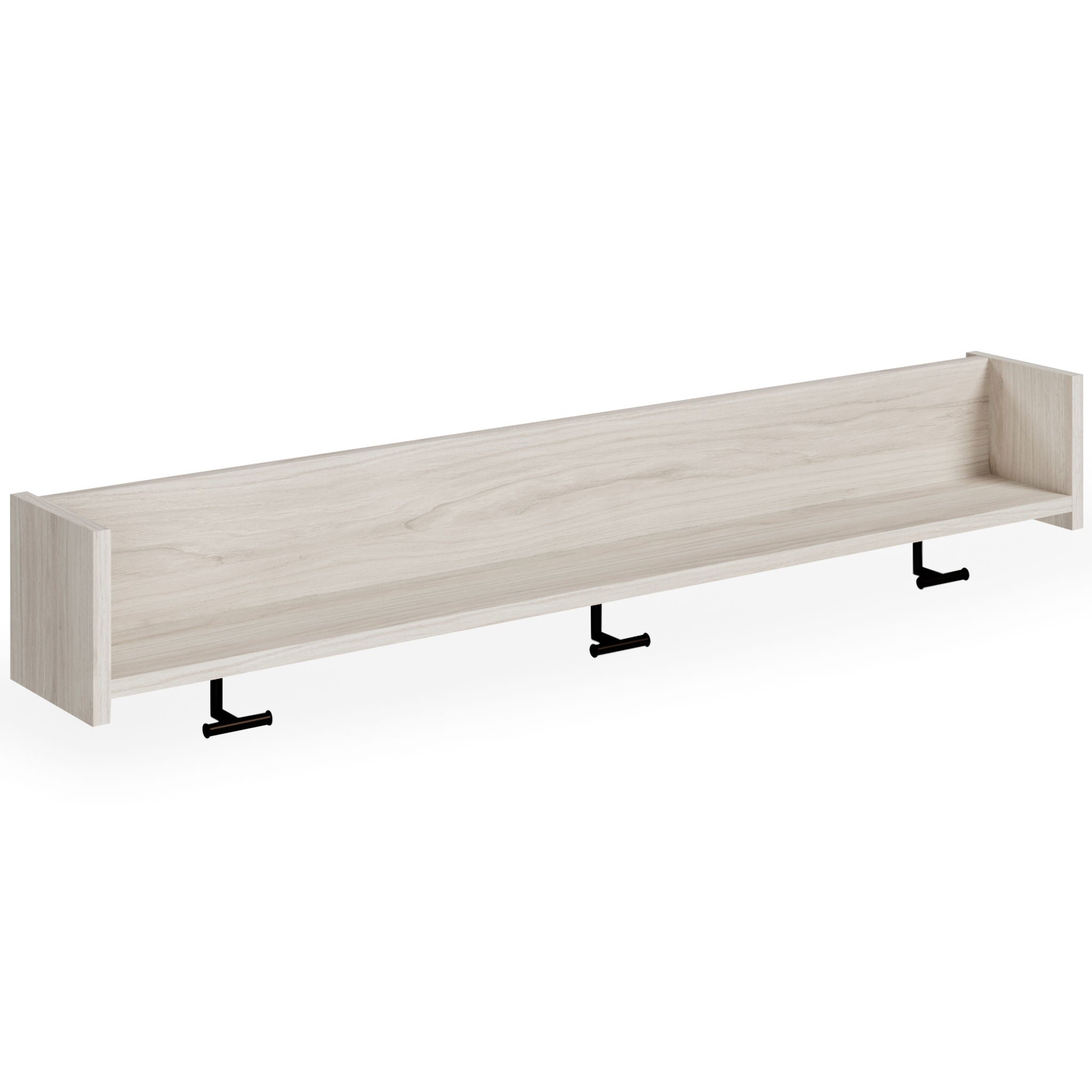 Socalle - Light Natural - Wall Mounted Coat Rack w/Shelf - Urban Living Furniture (Los Angeles, CA)