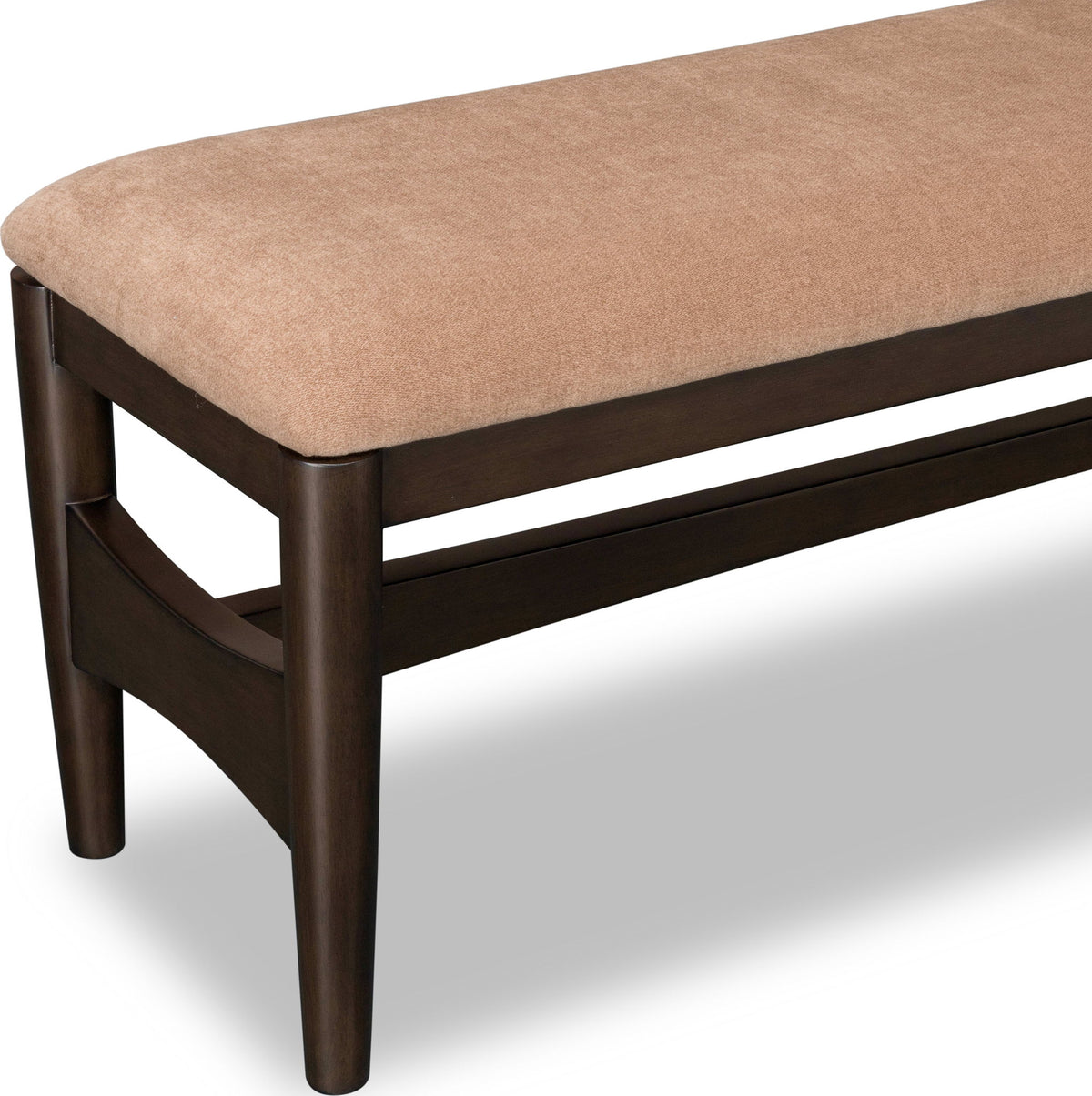 Koko - Upholstered Dining Bench - Minx / Beige
