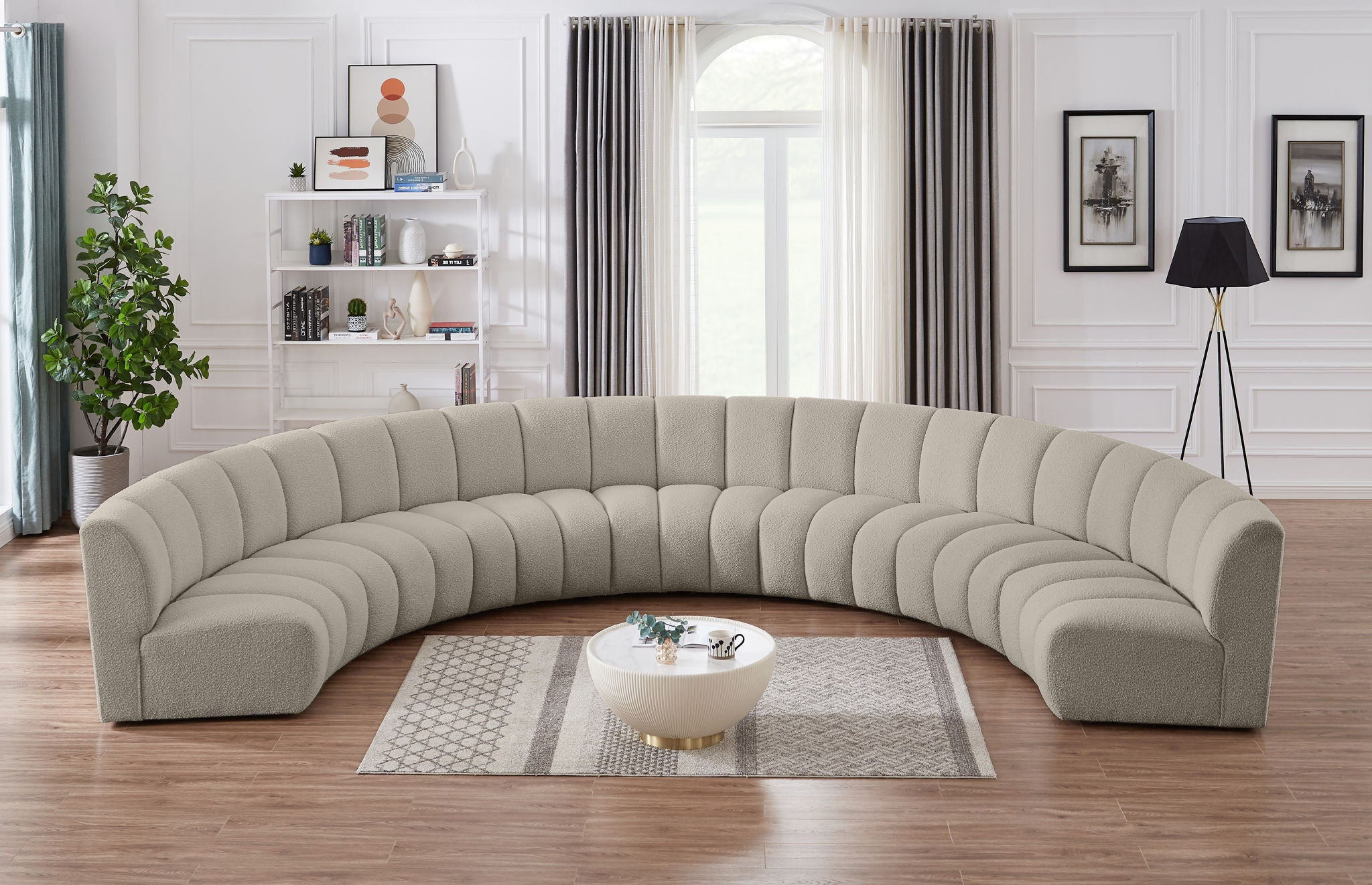 Infinity - 7 Piece Boucle Modular Sectional - Urban Living Furniture (Los Angeles, CA)