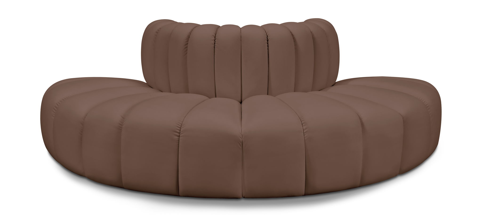 Arc - Faux Leather 4 Piece Modular Sofa - Urban Living Furniture (Los Angeles, CA)
