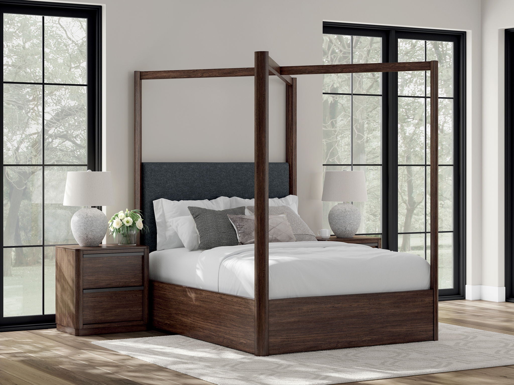Dilenno - Canopy Bed - Urban Living Furniture (Los Angeles, CA)