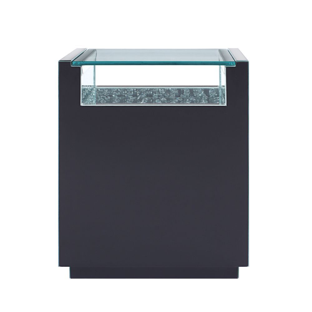 Nysa - 20" X 14" Accent Table - Mirrored & Faux Crystals - Urban Living Furniture (Los Angeles, CA)