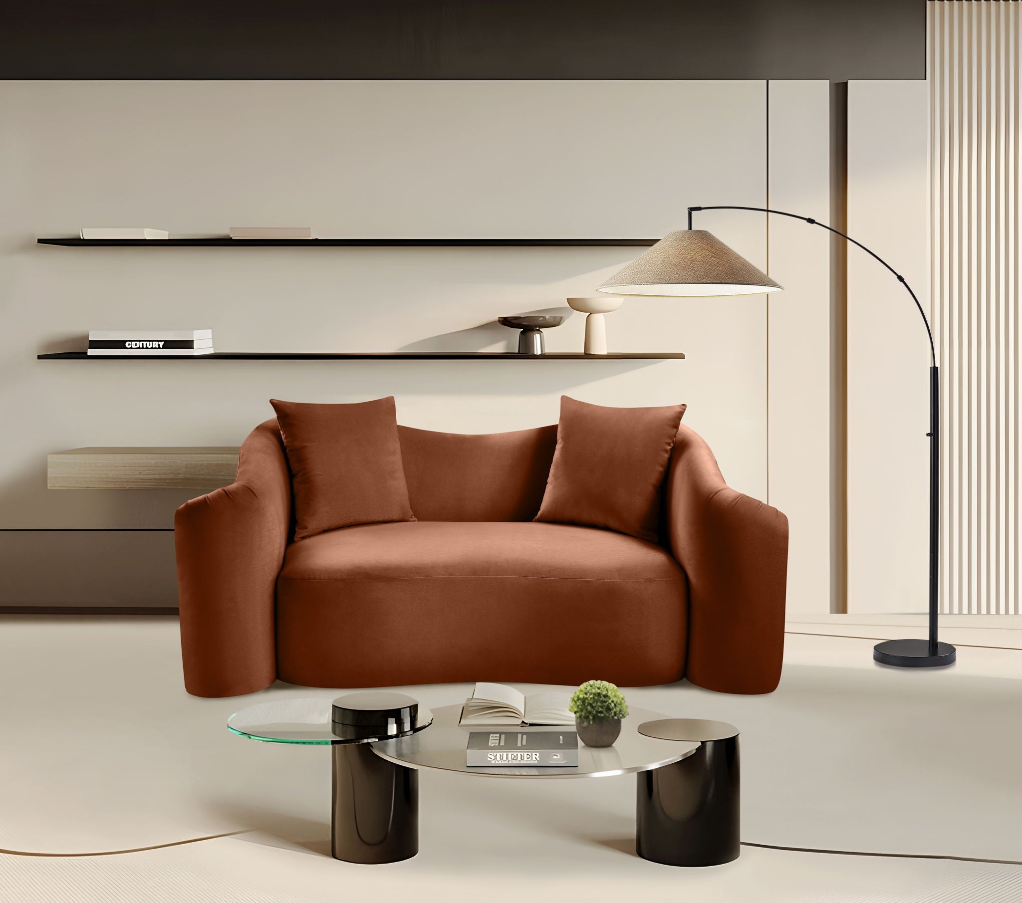 Destin - Velvet Loveseat - Urban Living Furniture (Los Angeles, CA)