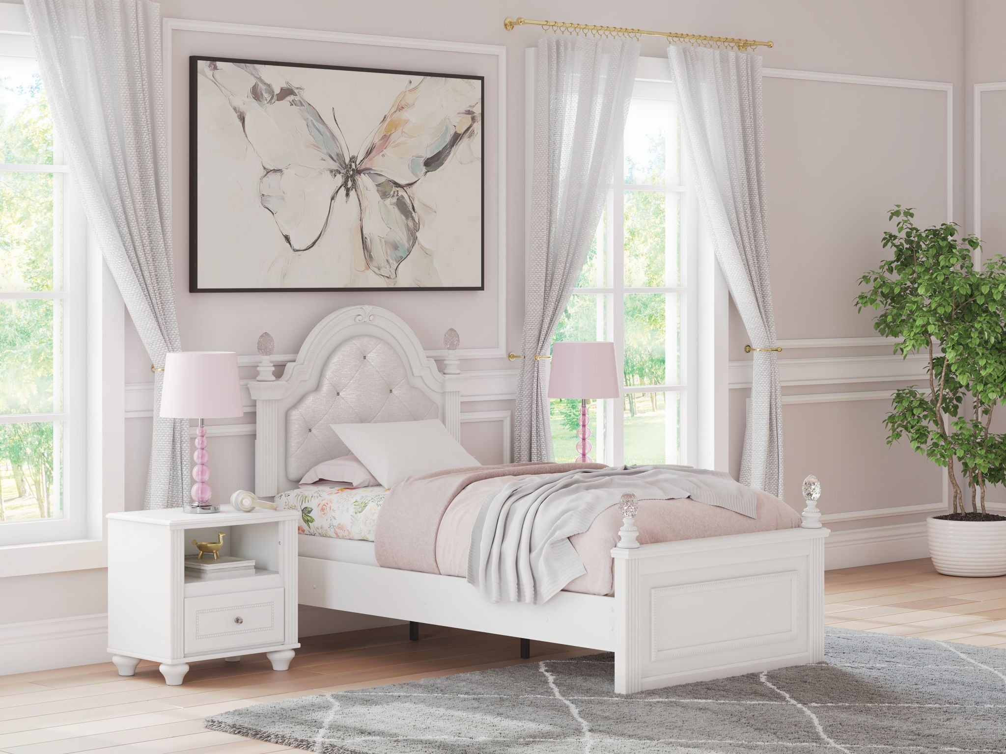 Kozlani - Upholstered Panel Bed - Urban Living Furniture (Los Angeles, CA)